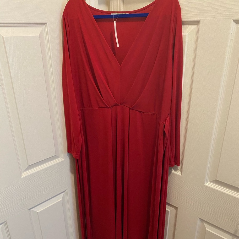 Long Red Dress - Picture 2 of 8